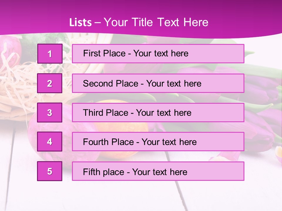 Easter Decoration Celebrate Color PowerPoint Template