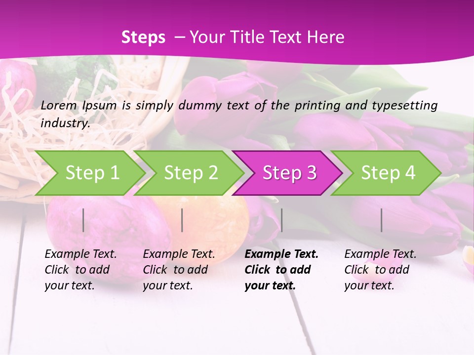 Easter Decoration Celebrate Color PowerPoint Template
