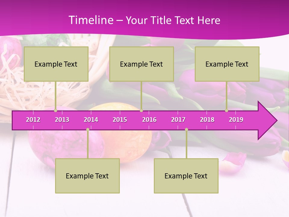 Easter Decoration Celebrate Color PowerPoint Template