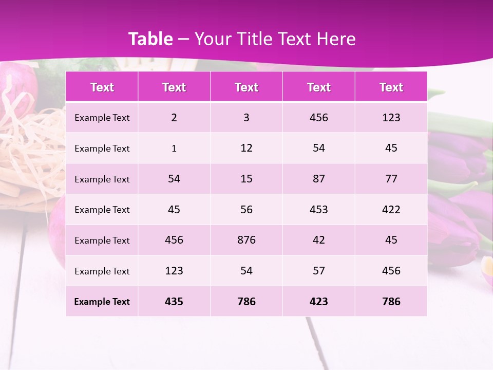 Easter Decoration Celebrate Color PowerPoint Template