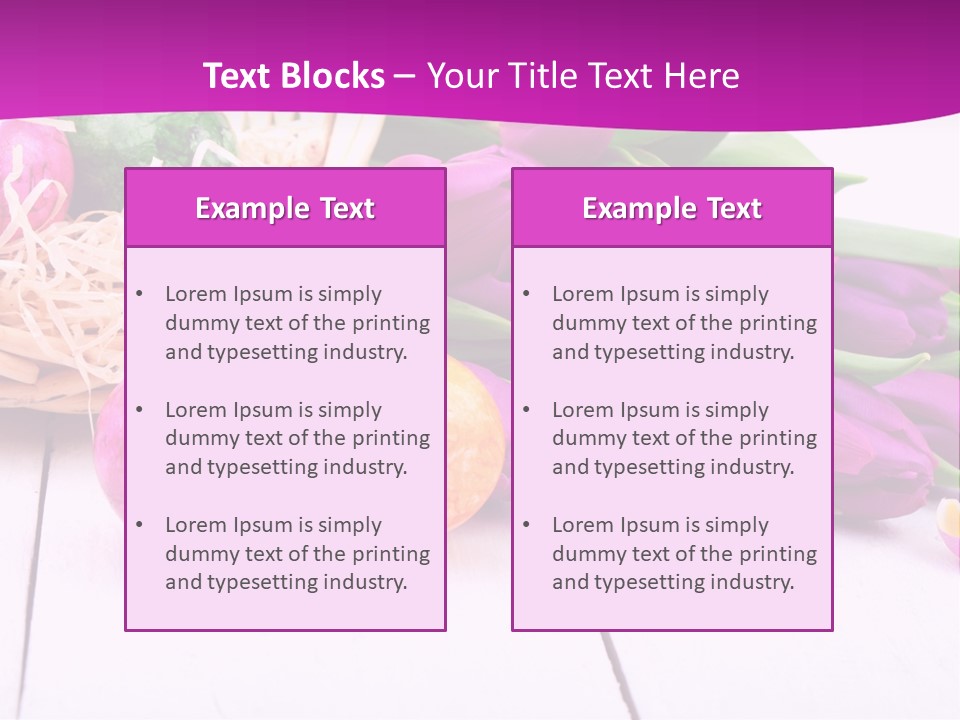 Easter Decoration Celebrate Color PowerPoint Template