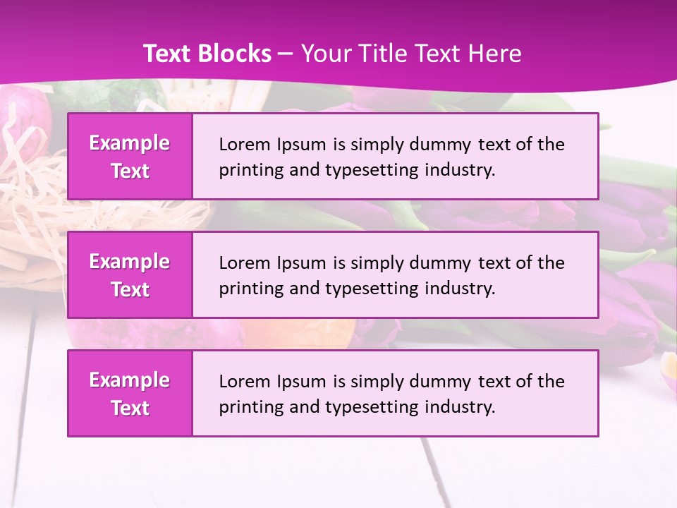 Easter Decoration Celebrate Color PowerPoint Template