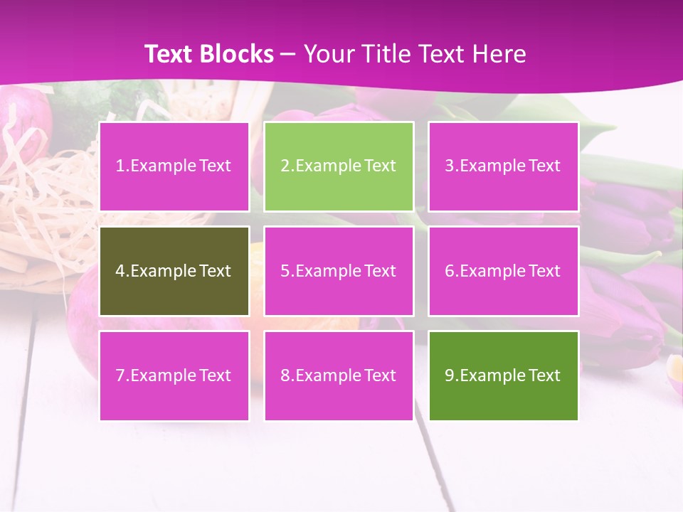 Easter Decoration Celebrate Color PowerPoint Template