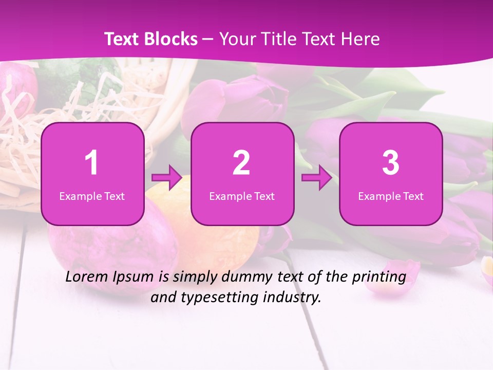 Easter Decoration Celebrate Color PowerPoint Template