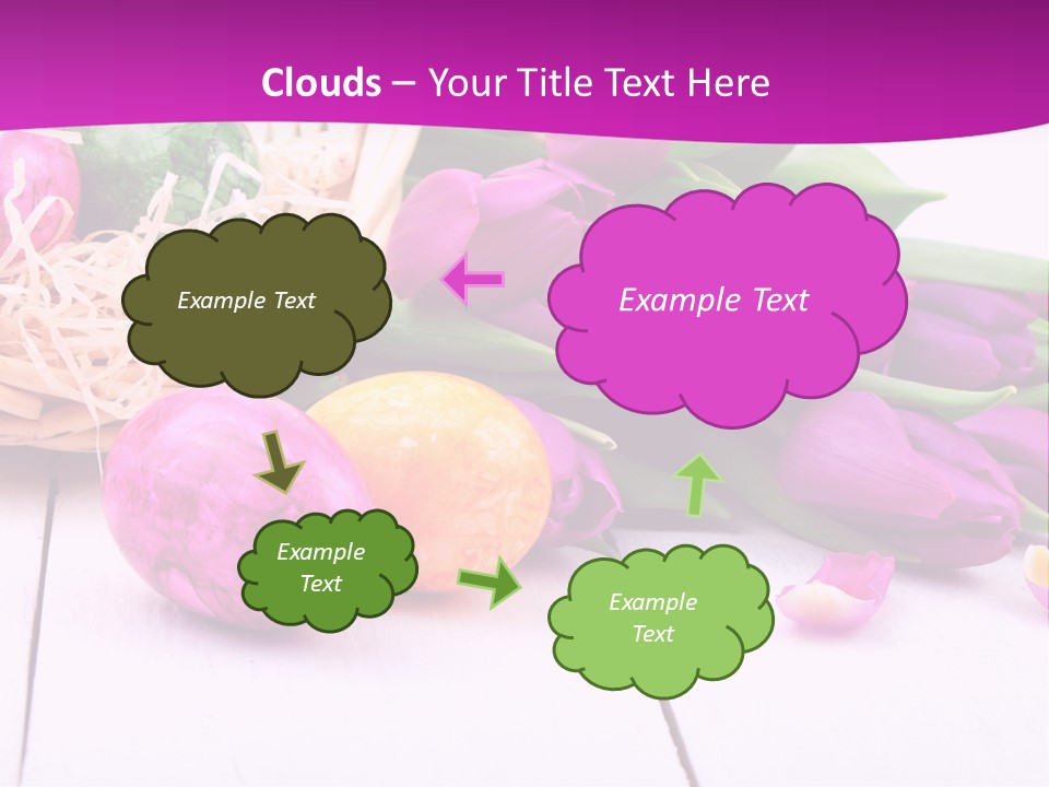 Easter Decoration Celebrate Color PowerPoint Template