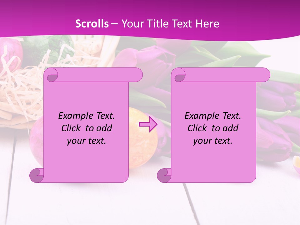 Easter Decoration Celebrate Color PowerPoint Template