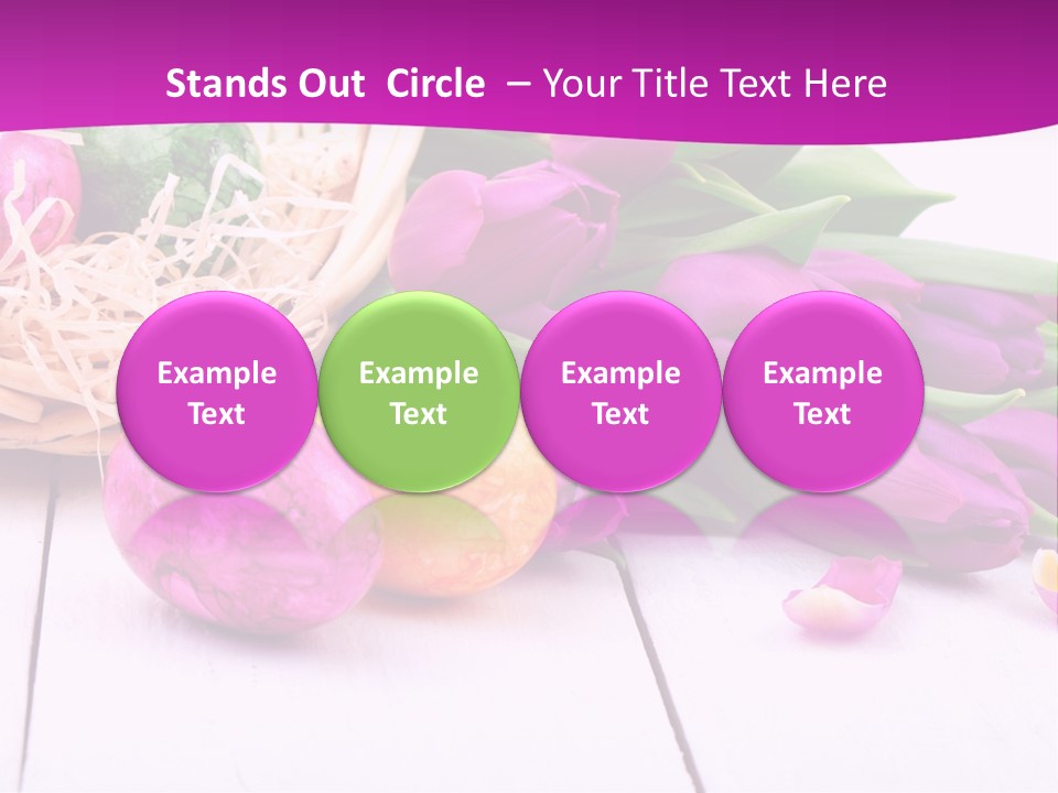 Easter Decoration Celebrate Color PowerPoint Template