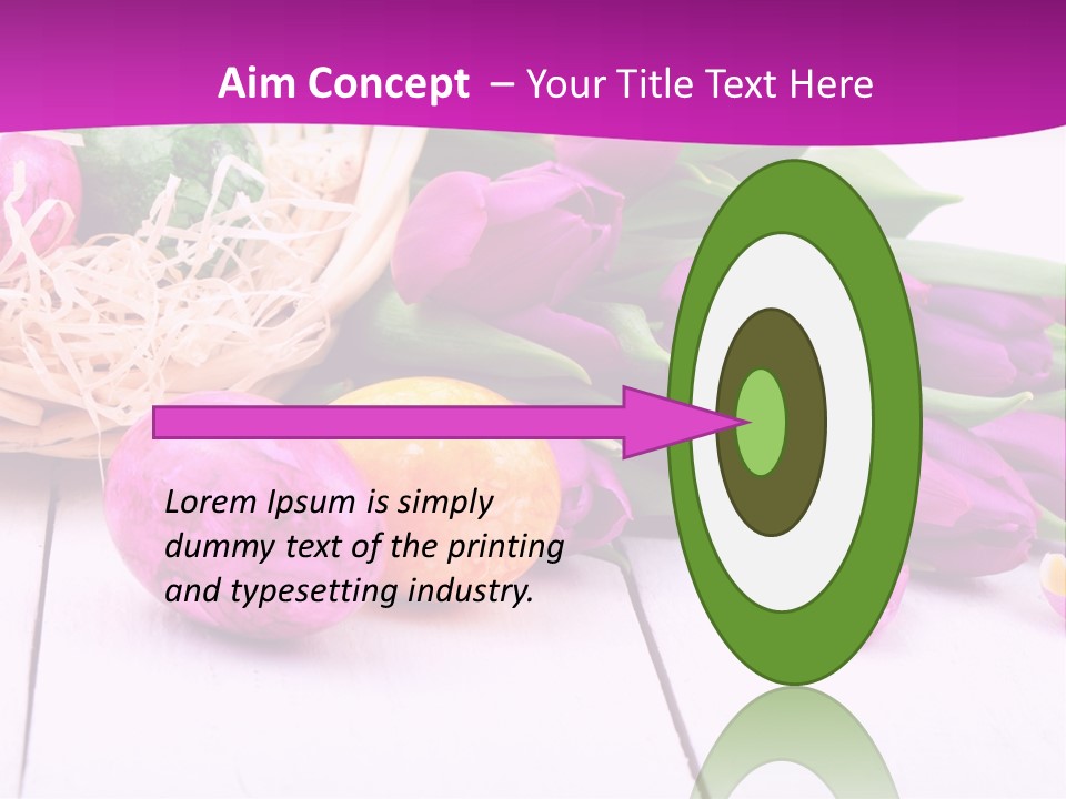 Easter Decoration Celebrate Color PowerPoint Template