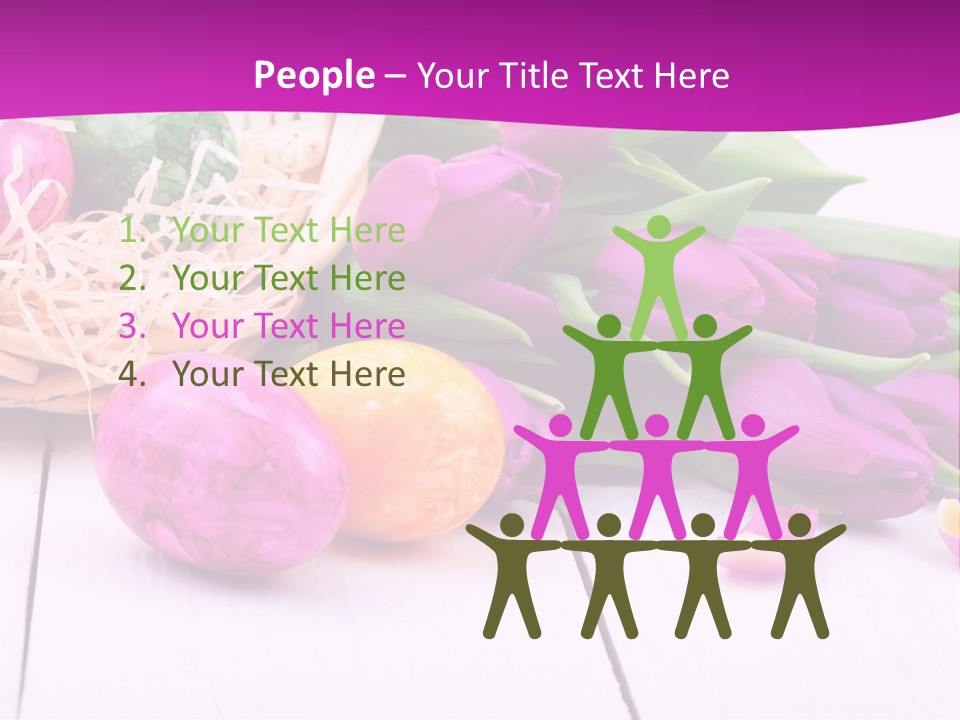 Easter Decoration Celebrate Color PowerPoint Template