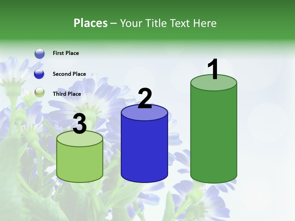 Bloom Blue Bokeh PowerPoint Template