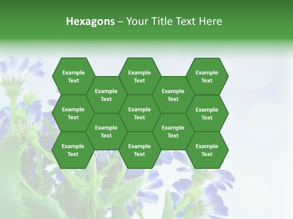 Bloom Blue Bokeh PowerPoint Template