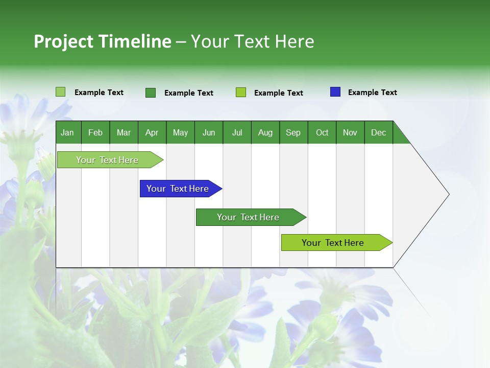 Bloom Blue Bokeh PowerPoint Template