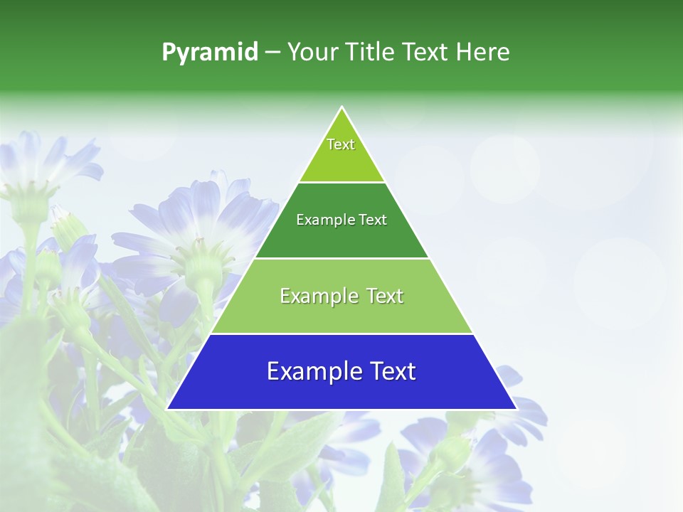 Bloom Blue Bokeh PowerPoint Template