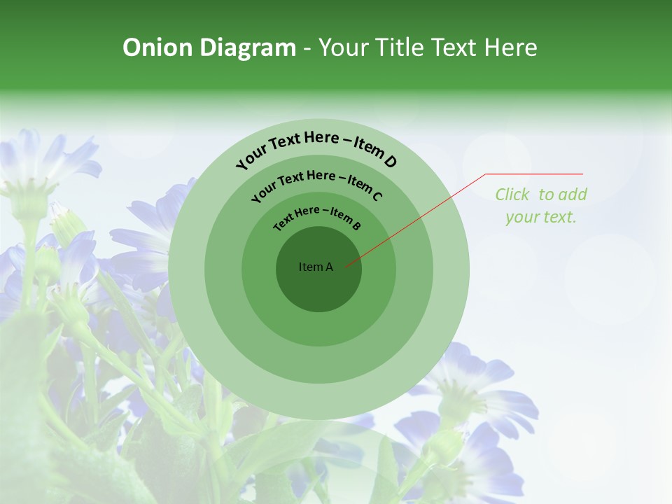 Bloom Blue Bokeh PowerPoint Template