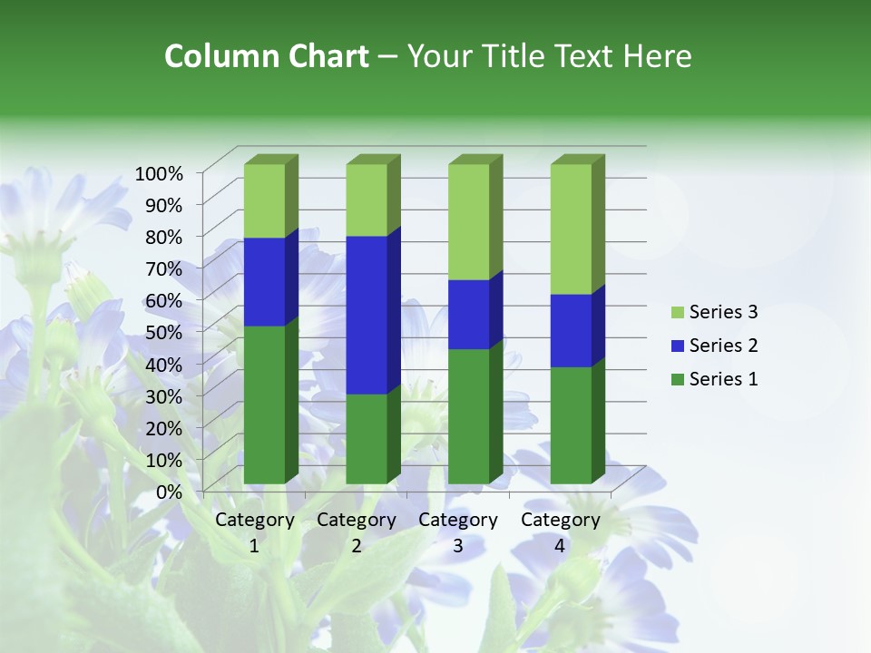 Bloom Blue Bokeh PowerPoint Template