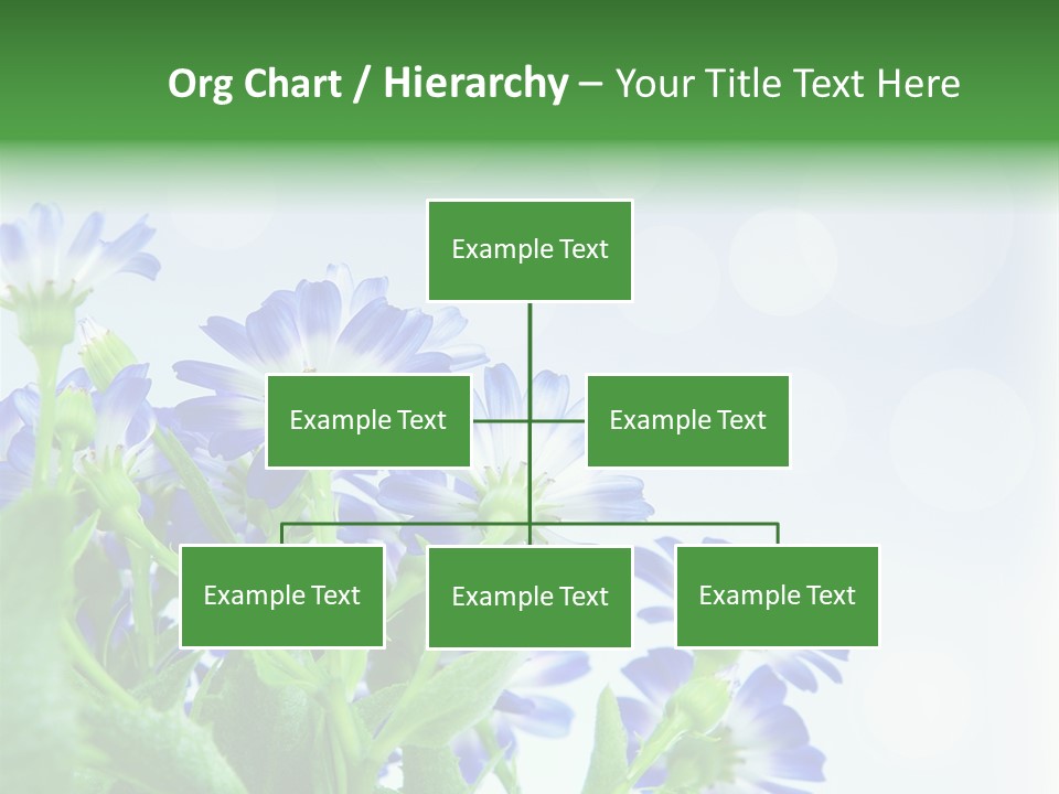 Bloom Blue Bokeh PowerPoint Template