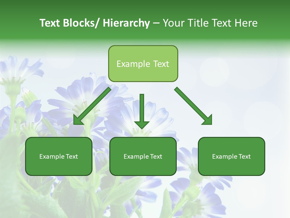 Bloom Blue Bokeh PowerPoint Template