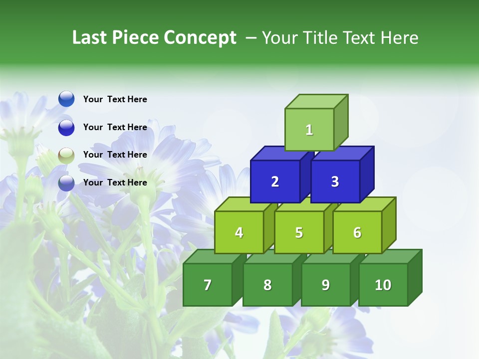 Bloom Blue Bokeh PowerPoint Template