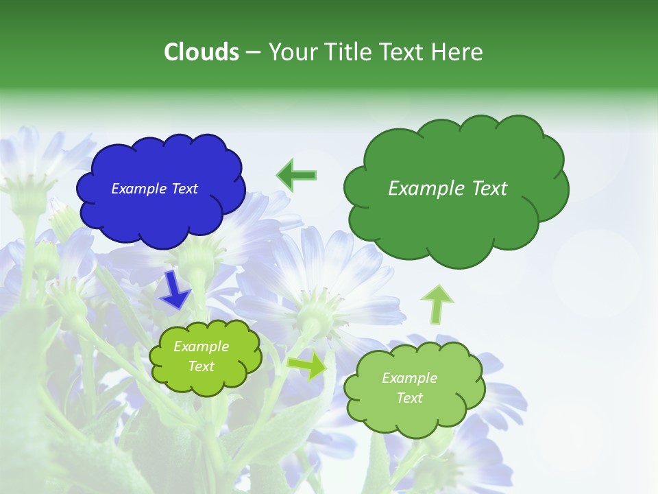 Bloom Blue Bokeh PowerPoint Template