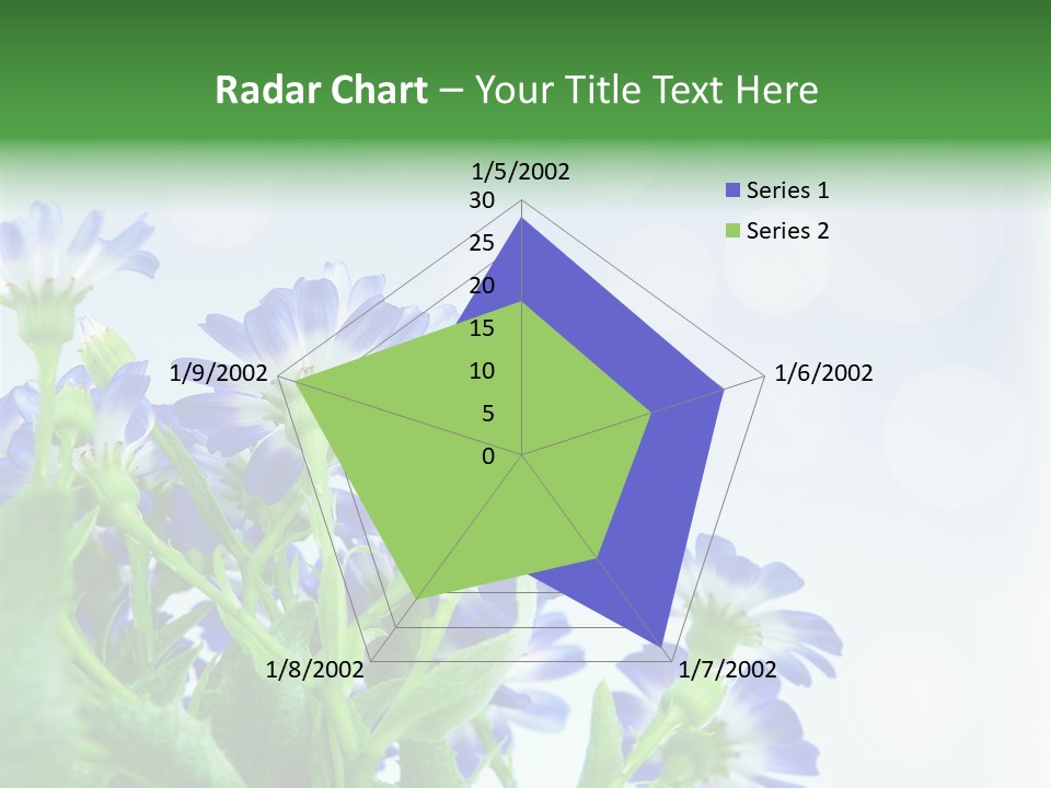 Bloom Blue Bokeh PowerPoint Template