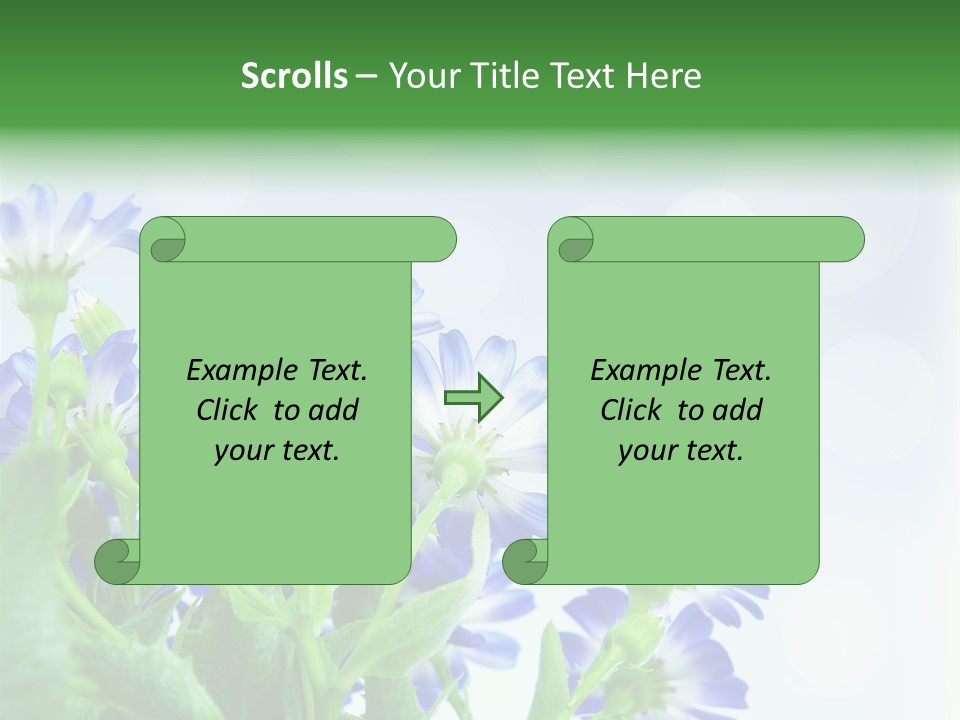 Bloom Blue Bokeh PowerPoint Template