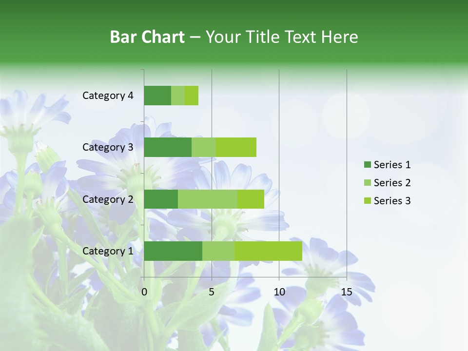 Bloom Blue Bokeh PowerPoint Template