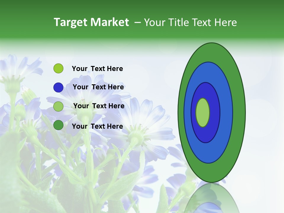 Bloom Blue Bokeh PowerPoint Template