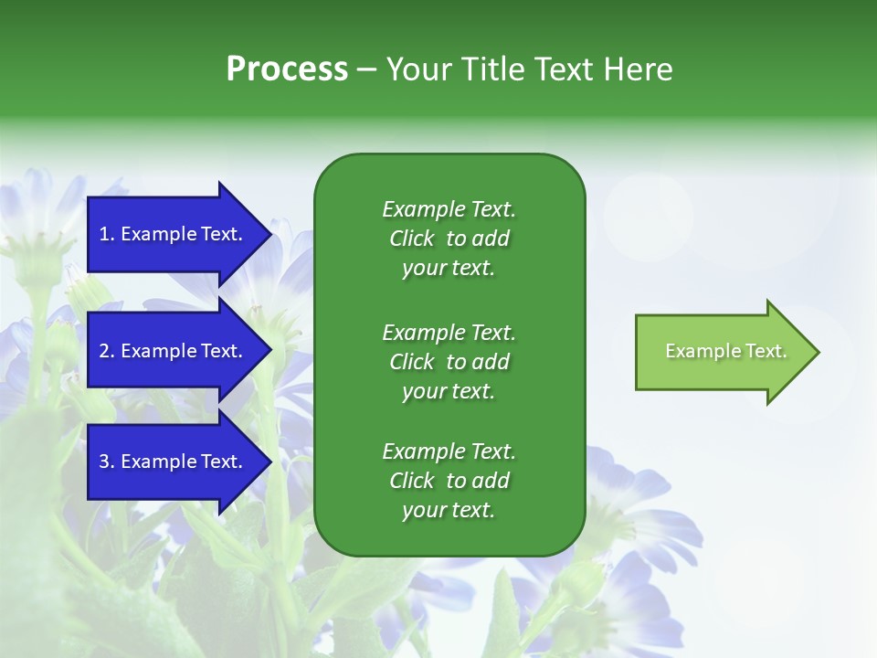 Bloom Blue Bokeh PowerPoint Template