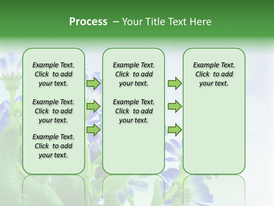Bloom Blue Bokeh PowerPoint Template