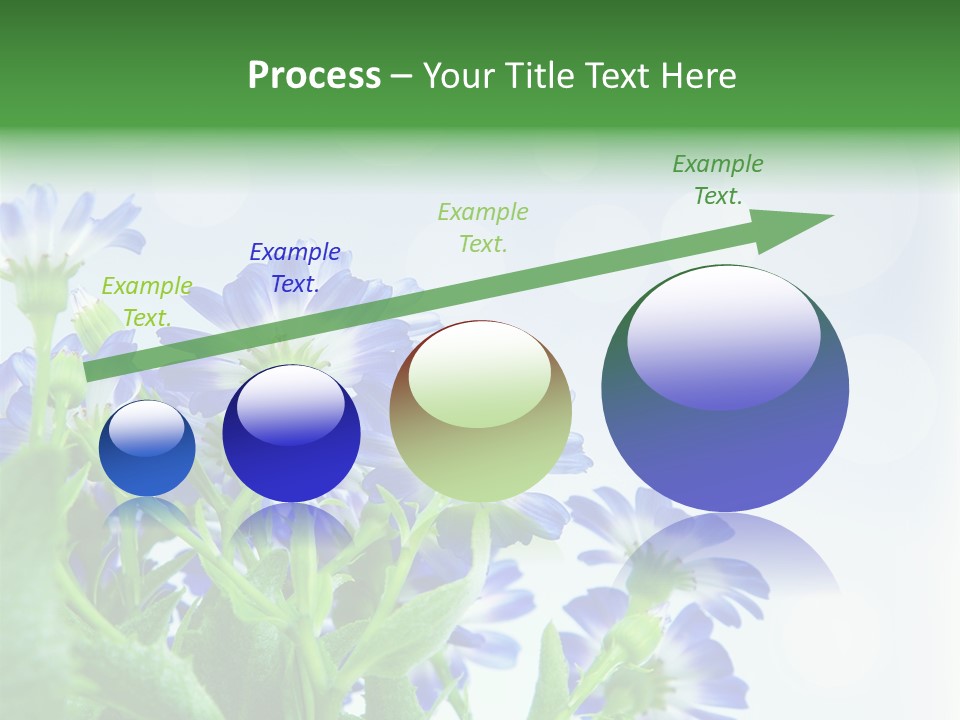 Bloom Blue Bokeh PowerPoint Template