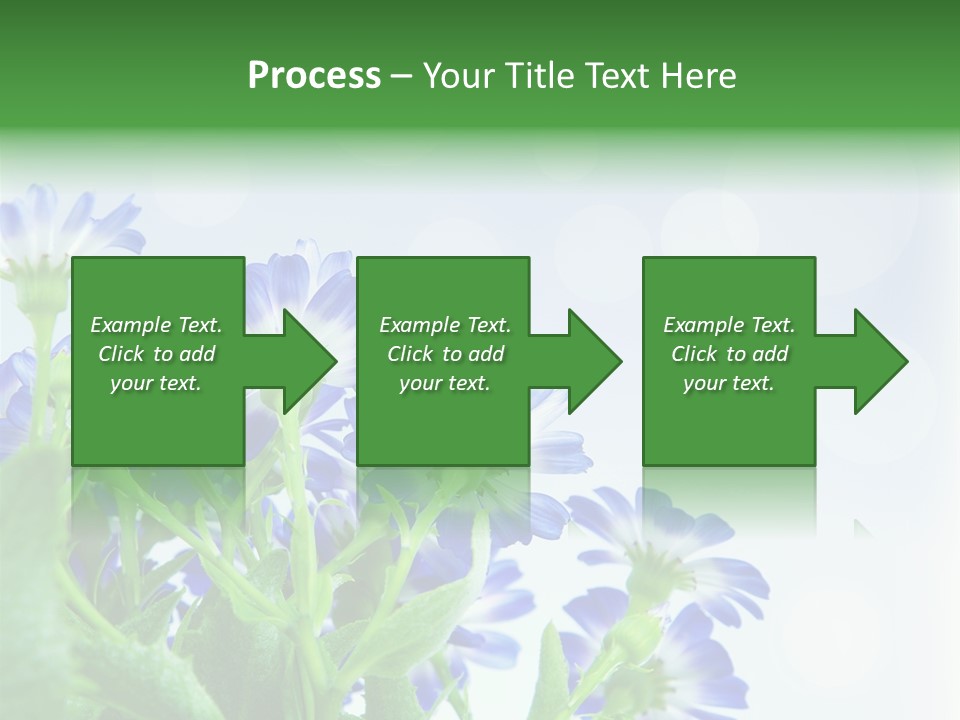 Bloom Blue Bokeh PowerPoint Template
