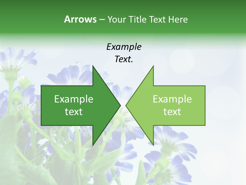 Bloom Blue Bokeh PowerPoint Template