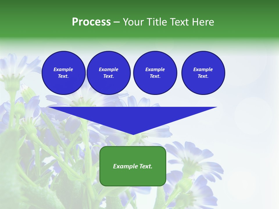Bloom Blue Bokeh PowerPoint Template