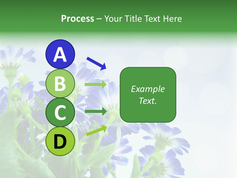 Bloom Blue Bokeh PowerPoint Template