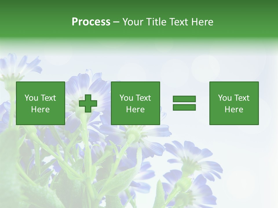 Bloom Blue Bokeh PowerPoint Template