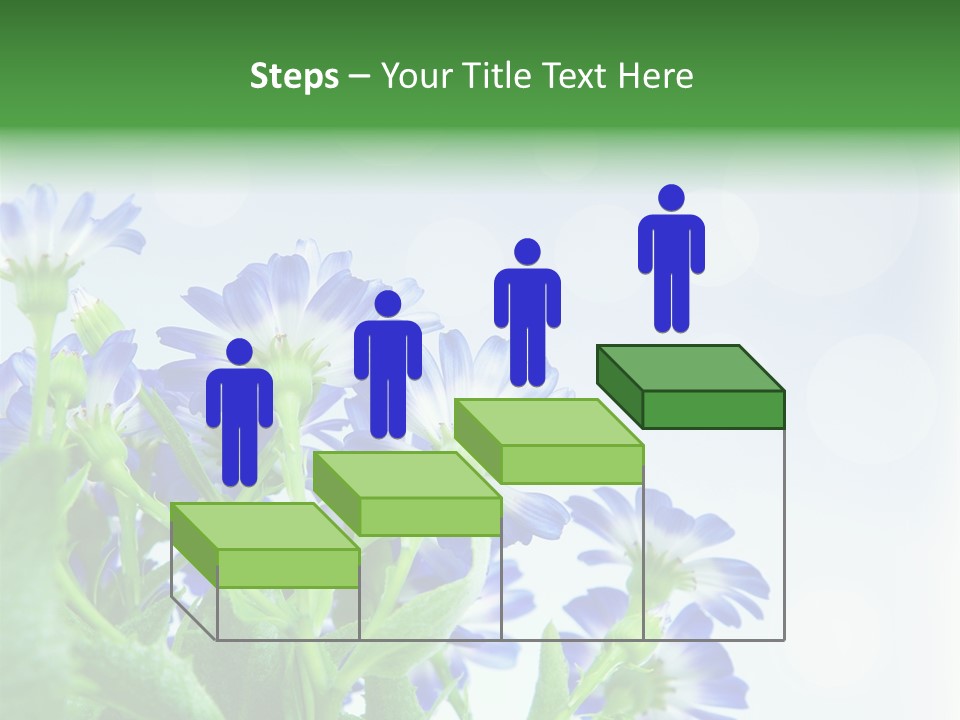 Bloom Blue Bokeh PowerPoint Template