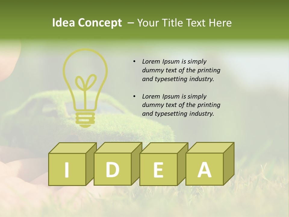 Eco Icons Future Concept PowerPoint Template
