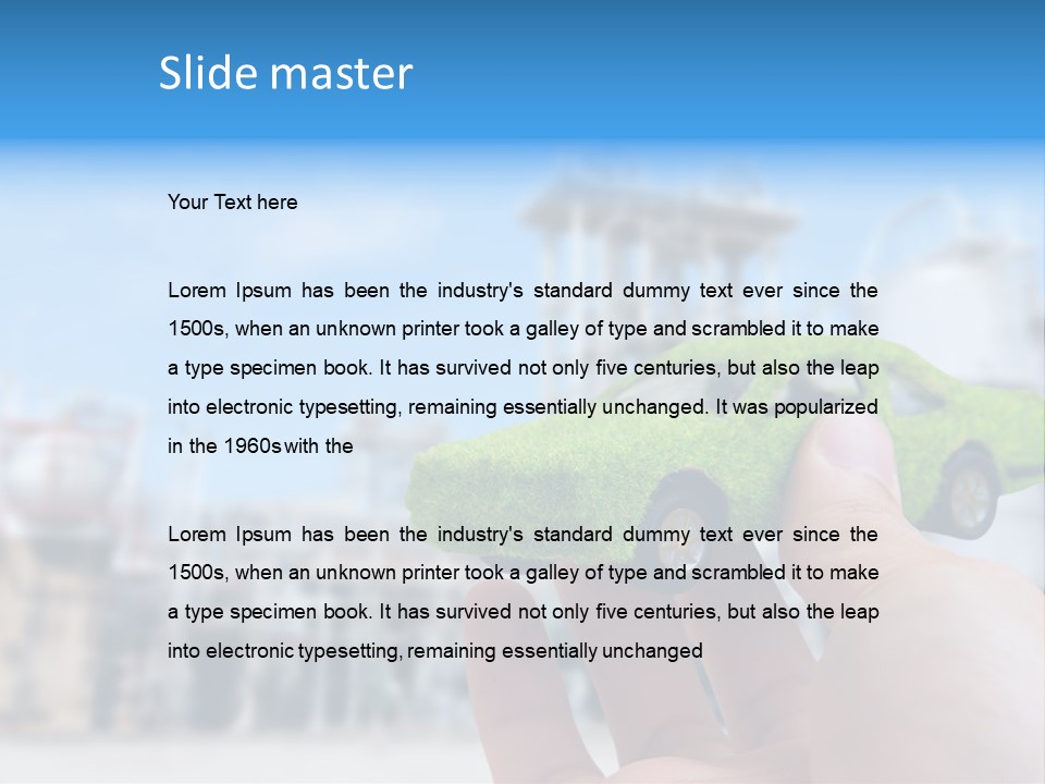 Plant Conceptual Icon PowerPoint Template