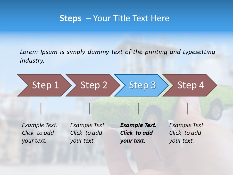 Plant Conceptual Icon PowerPoint Template