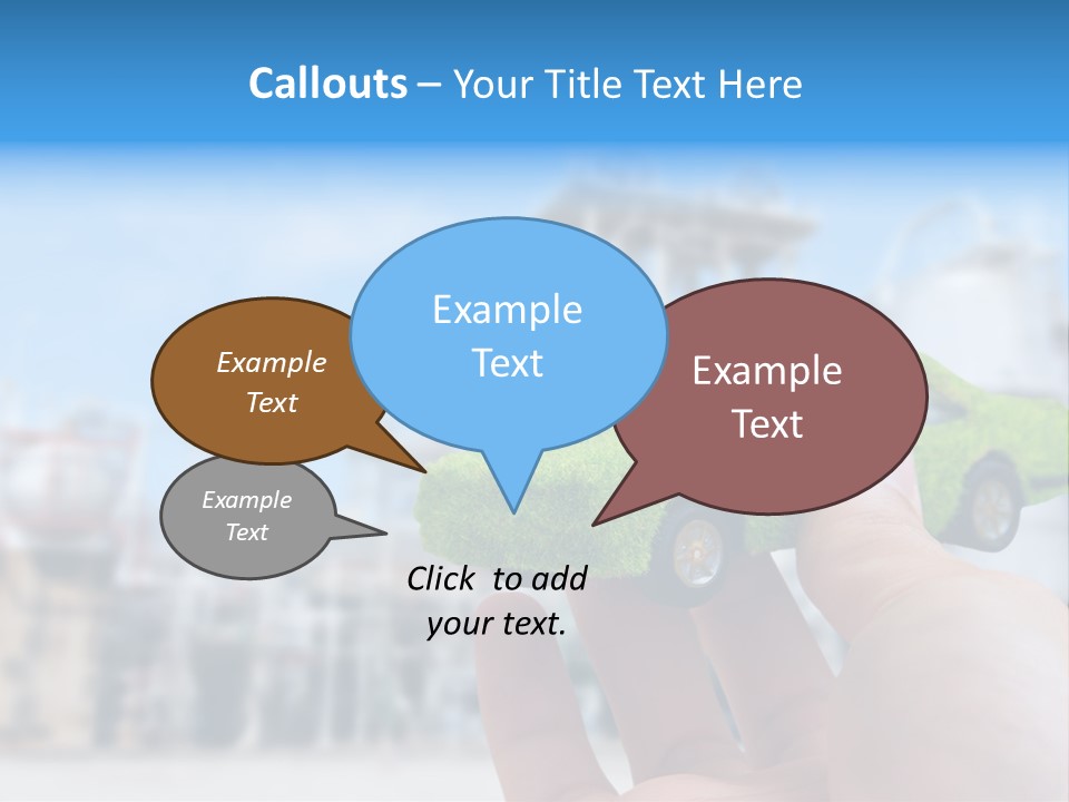 Plant Conceptual Icon PowerPoint Template