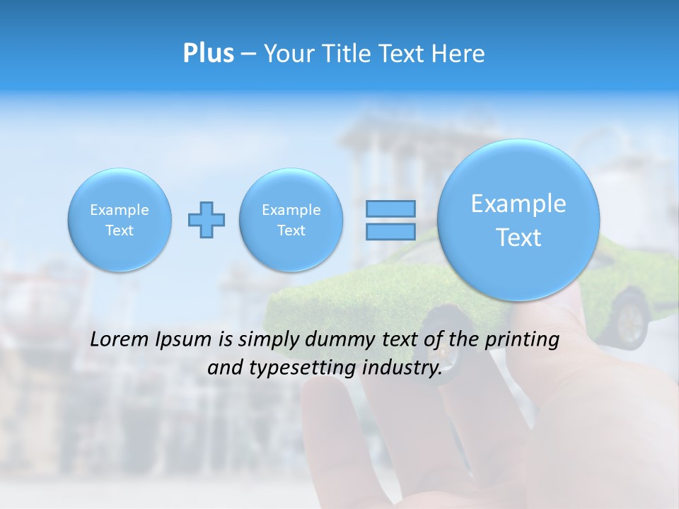 Plant Conceptual Icon PowerPoint Template