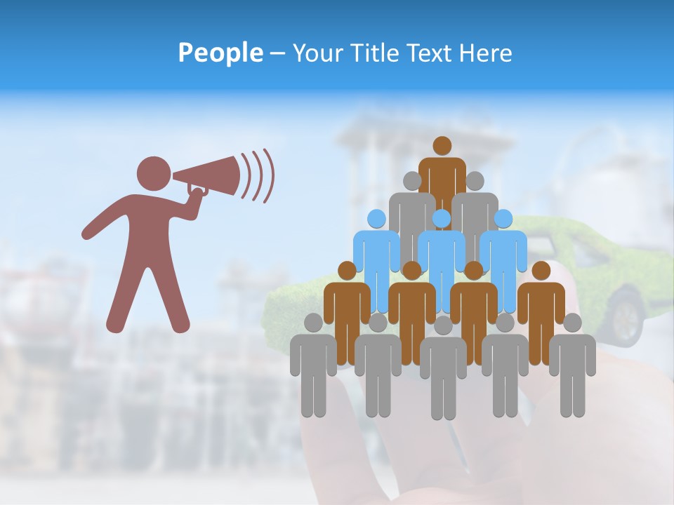 Plant Conceptual Icon PowerPoint Template