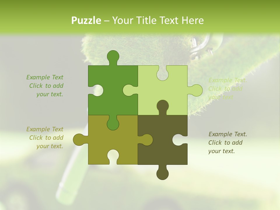 Isolated Ecology Pipe PowerPoint Template