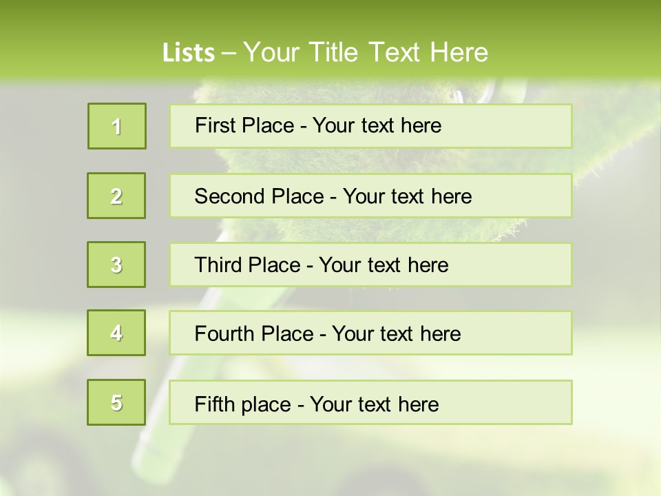 Isolated Ecology Pipe PowerPoint Template