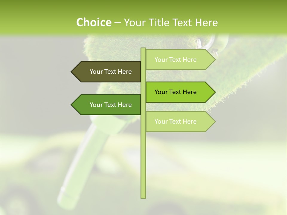 Isolated Ecology Pipe PowerPoint Template