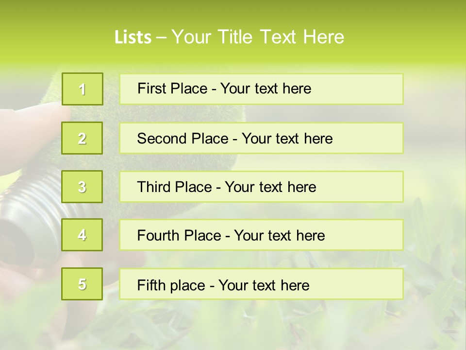 Reuse Background Concept PowerPoint Template