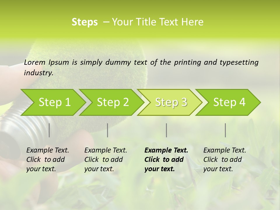 Reuse Background Concept PowerPoint Template