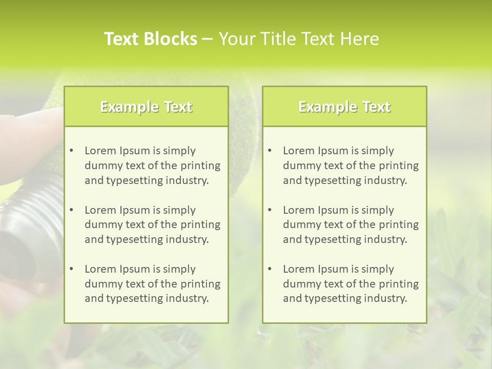 Reuse Background Concept PowerPoint Template