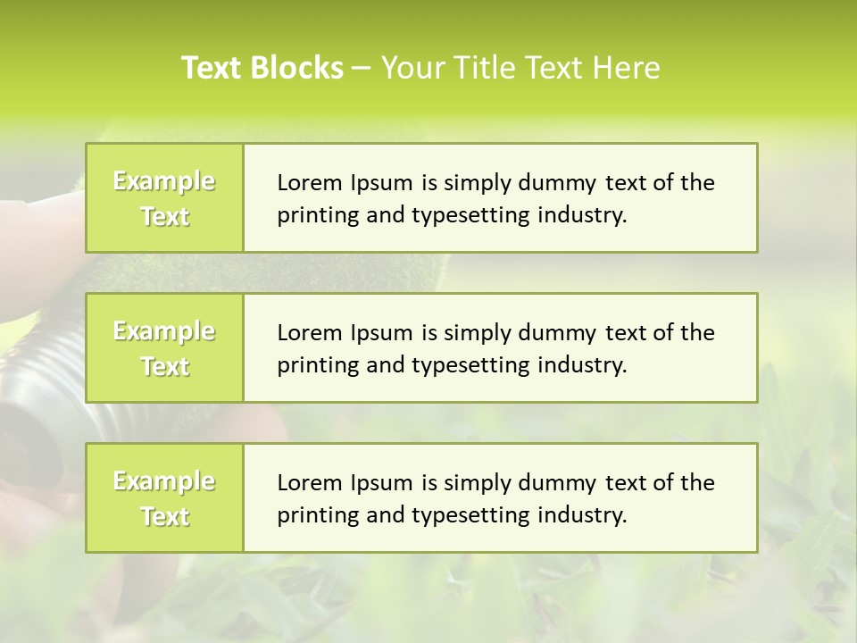 Reuse Background Concept PowerPoint Template