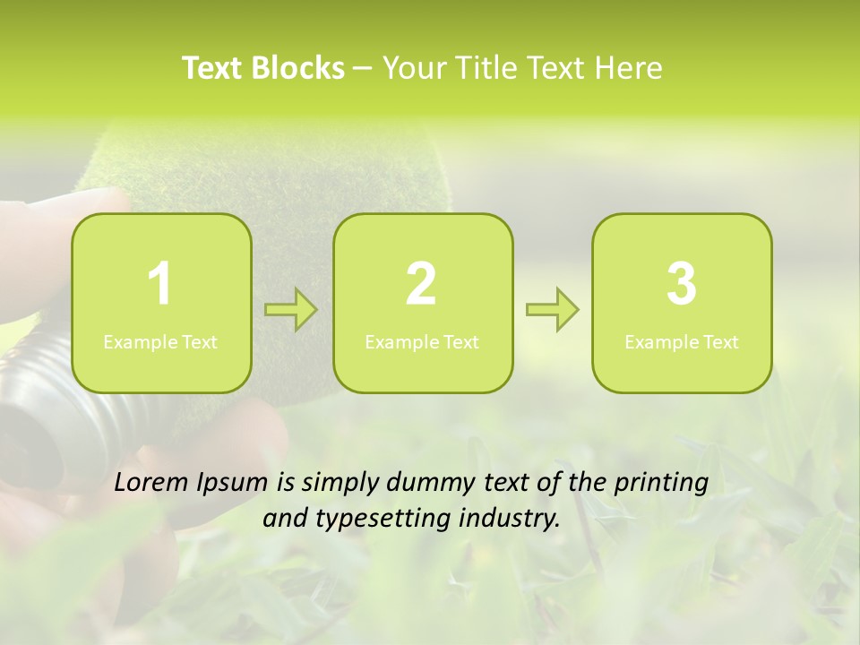 Reuse Background Concept PowerPoint Template
